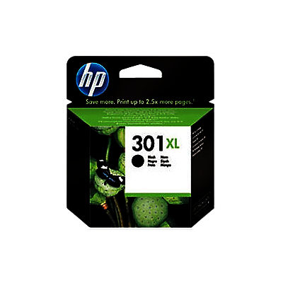 HP 301XL Inkjet Cartridge, Black, CH563EE HP 301XL Inkjet Cartridge, Black, CH563EE